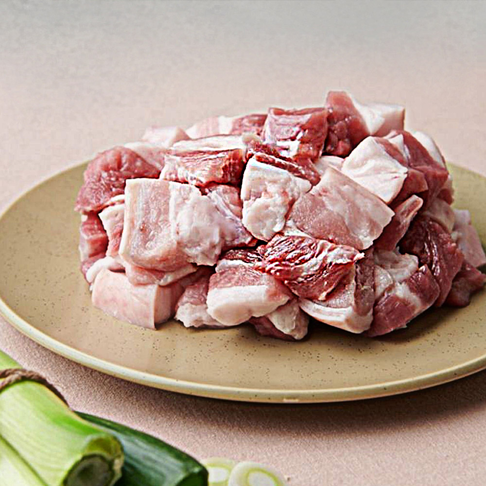 국내산 한돈 찌개용 돼지고기(뒷다리살) 500g